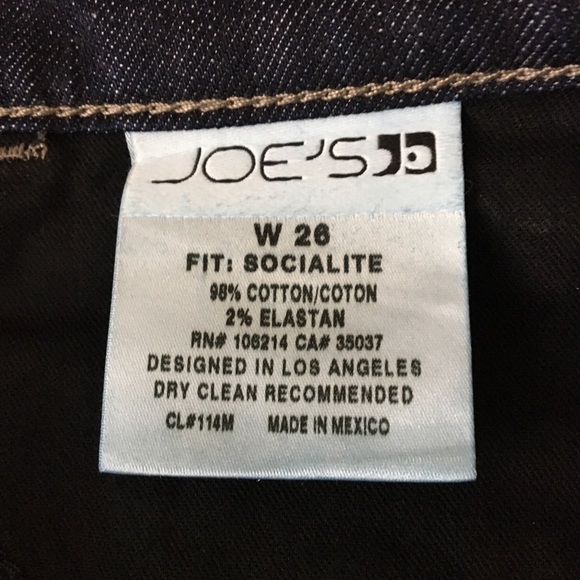 Joe’s Jeans Blue Womens Size 26 Denim Dark Wash Bootcut Classic The Socialit… - Picture 3 of 8